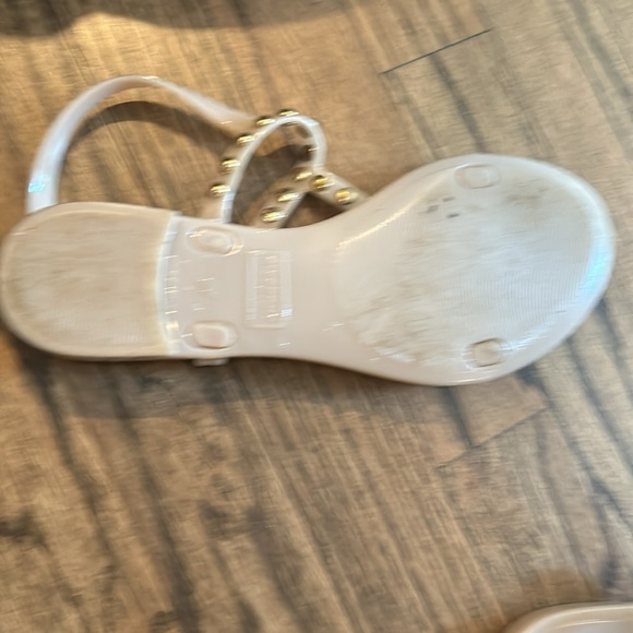 Givenchy jelly sandals with brass hardware. Great for the beach! Gladiator style - Picture 6 of 7